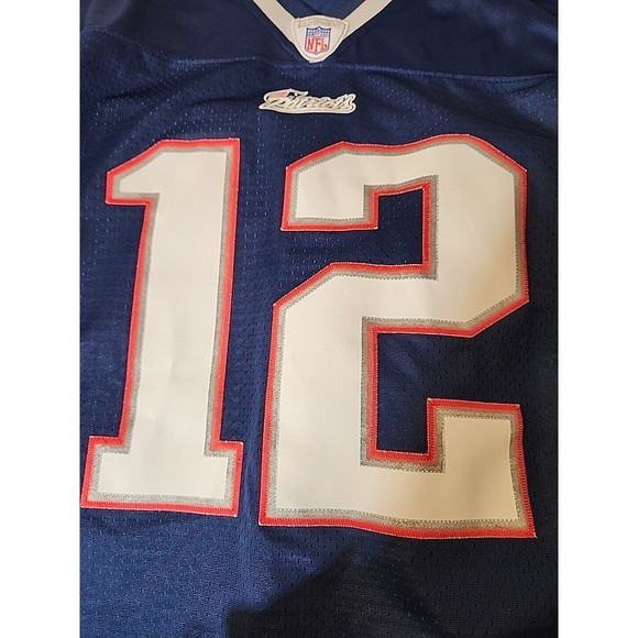 Reebok NFL New England Patriots Tom Brady 12 Football Jersey Mens Extra Large XL - Picture 2 of 9